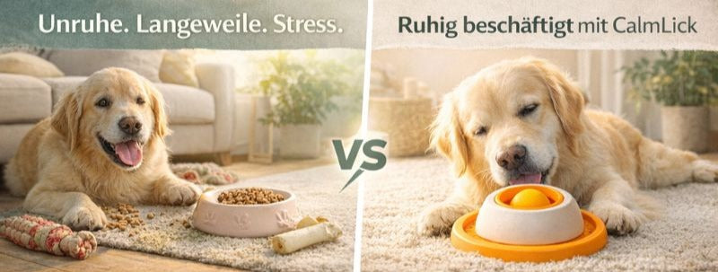 CalmLick – Das beruhigende Leckspielzeug für entspannte Hunde